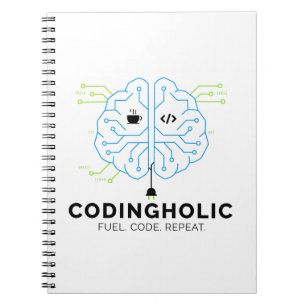 Tech Brain Codeerschrift voor Programmeurs Notitieboek