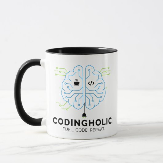 Tech Brain Coding Combo Mug Set Mok (Links)