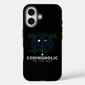 Tech Brain Coding For Programmers & Coders Case-Mate iPhone Case (Achterkant)