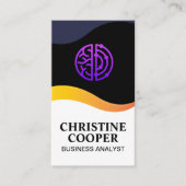 Tech Brain Logo | Visitekaartje voor golfontwerp (Voorkant)