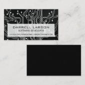 Tech Circuit Board | Lijnen Visitekaartje (Voorkant / Achterkant)