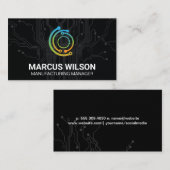 Tech Color-Logo | Visitekaartje van de printplaat (Voorkant / Achterkant)