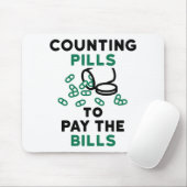 Tech Counting Pills to Pay the Bills Muismat (Met muis)