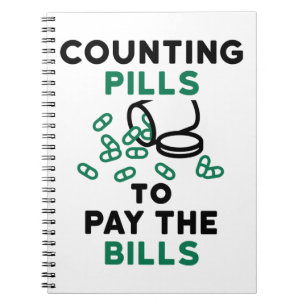 Tech Counting Pills to Pay the Bills Notitieboek