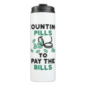 Tech Counting Pills to Pay the Bills Thermosbeker (Voorkant)