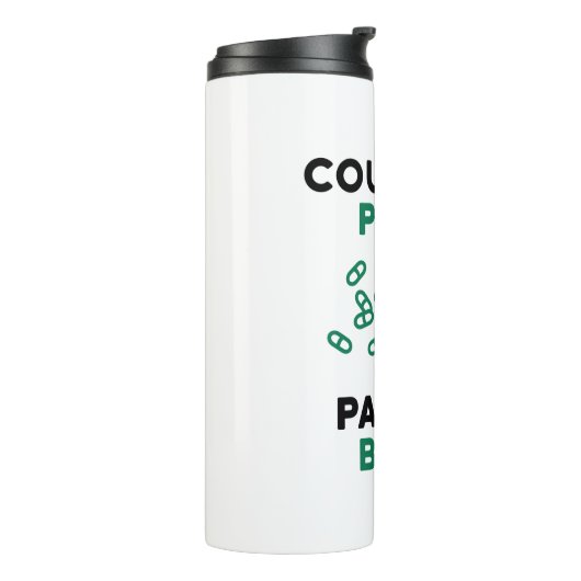 Tech Counting Pills to Pay the Bills Thermosbeker (Gedraaid links)