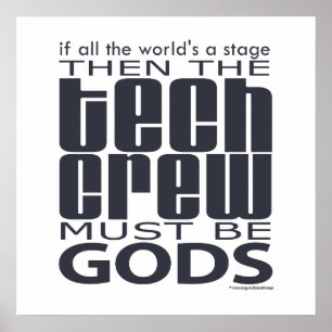 Tech Crew Gods Poster