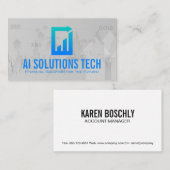 Tech Document Logo | Financieel diagram Visitekaartje (Voorkant / Achterkant)
