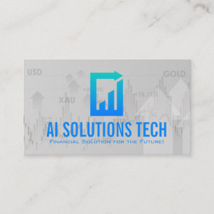 Tech Document Logo Financieel diagram Visitekaartje