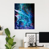 Tech dragon poster (Thuiskantoor)