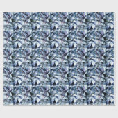 Tech driehoek kristal: 3D achtergrond Cadeaupapier (Vlak)