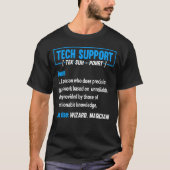Tech for Men Helpdesk Technische ondersteuning 1 T-shirt (Voorkant)