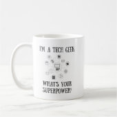 Tech Geek Superpower Mok - Computer Nerd (Links)