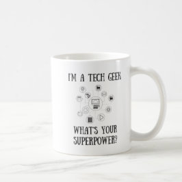 Tech Geek Superpower Mok - Computer Nerd