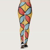 Tech-geïnspireerde Bold UI Pattern Leggings (Achterkant)