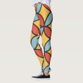 Tech-geïnspireerde Bold UI Pattern Leggings (Links)