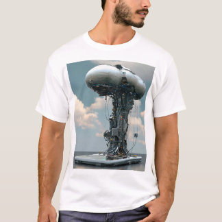 Tech-geïnspireerde T-shirts: futuristische Design T-shirt