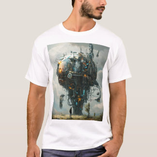 "Tech-geïnspireerde T-shirts: futuristische Design T-shirt