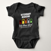 Tech Gift for Veterinary Tech Draw Blood Romper (Voorkant)