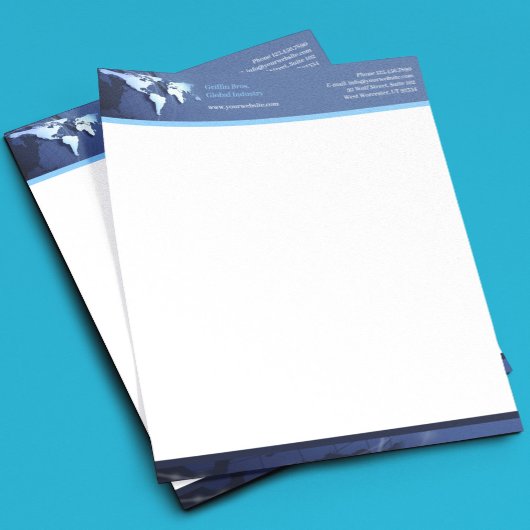 Tech Globe Briefhoofd