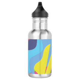 Tech Grid Abstract Stainless Water Bottle Waterfles
