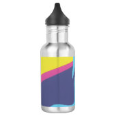 Tech Grid Abstract Stainless Water Bottle Waterfles (Links)
