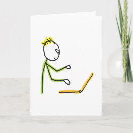 Tech Guy Stickman Kaart