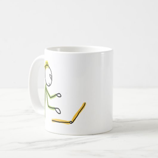Tech Guy Stickman Koffiemok (Voorkant links)