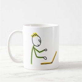 Tech Guy Stickman Koffiemok
