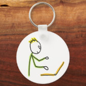Tech Guy Stickman Sleutelhanger (Achterkant)