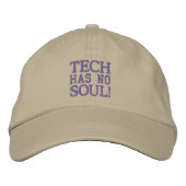 TECH HEEFT GEEN SOUL! pet (Voorkant)