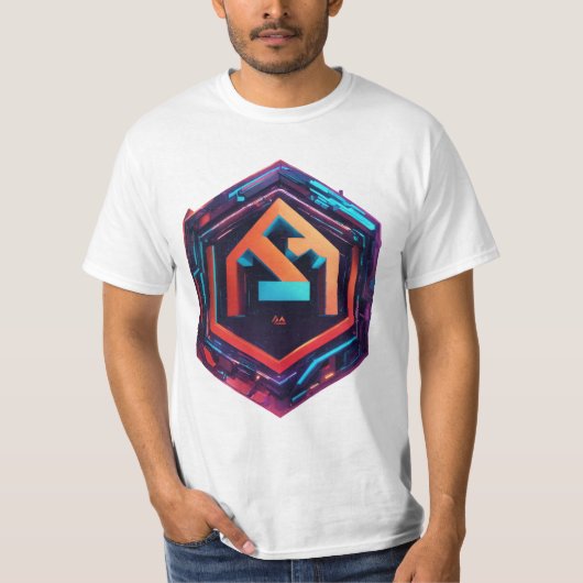 Tech Hex-Logo T-shirt (Voorkant)