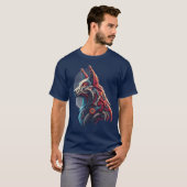 Tech hond vrienden cadeau t-shirt (Voorkant volledig)
