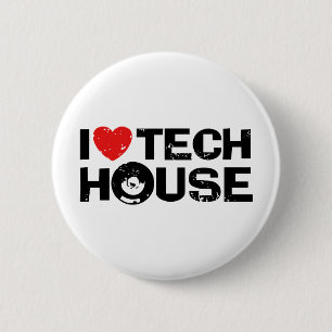 Tech House Ronde Button 5,7 Cm