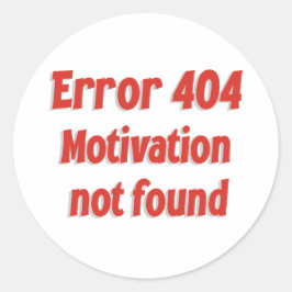 Tech Humor Ronde Sticker