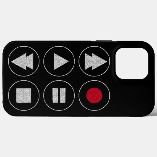 Tech Icons Hoesje-Mate iPhone CASE (Achterkant (horizontaal))