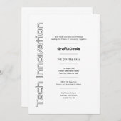 Tech Innovation Zakelijke bedrijfsevenementen Mode Kaart (Voorkant / Achterkant)