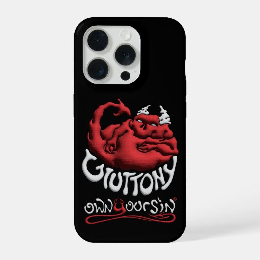 Tech Jouw Zonde Gulzigheid iPhone Hoesje (Achterkant)