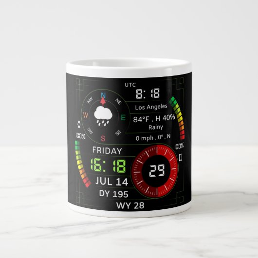 Tech Lead Master Interface Design Mok (Voorkant)