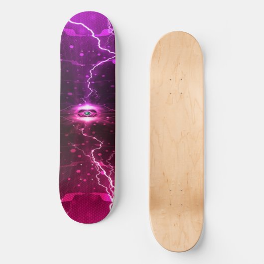 Tech Lightning Skateboard Deck (Voorkant)