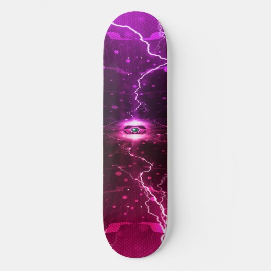 Tech Lightning Skateboard Deck (Voorkant)