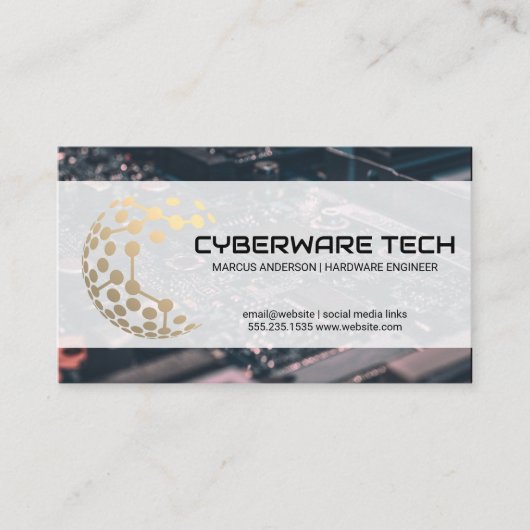 Tech Logo | Computerhardware Visitekaartje (Voorkant)