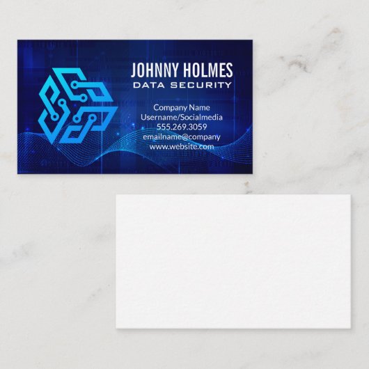 Tech Logo | Data Modern Visitekaartje (Voorkant / Achterkant)