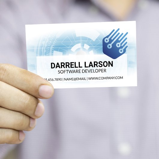 Tech-Logo | Engineer Software Visitekaartje