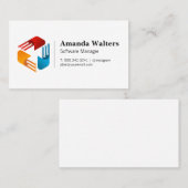 Tech-Logo | Softwarehardware | Ingenieur Visitekaartje (Voorkant / Achterkant)