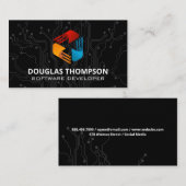 Tech-Logo | Visitekaartje circuit board (Voorkant / Achterkant)