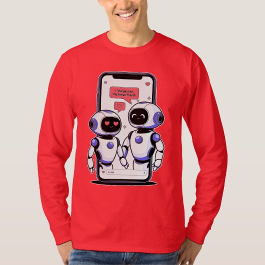 Tech Love Chats T-shirt (Voorkant)