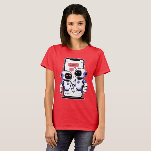 Tech Love Chats T-shirt (Voorkant volledig)