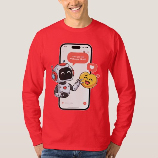Tech Love Chats T-shirt (Voorkant)
