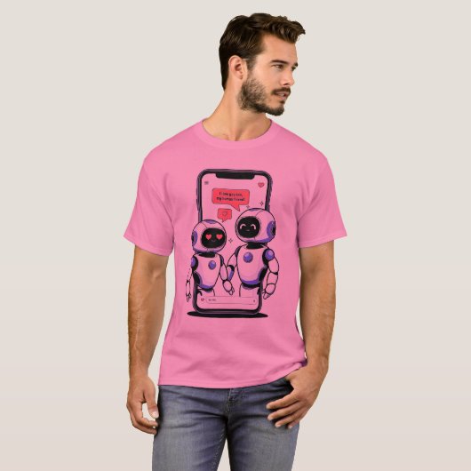 Tech Love Chats T-shirt (Voorkant volledig)